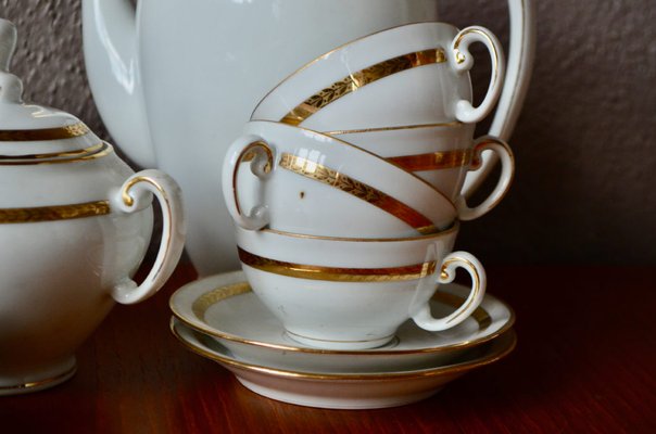 Porcelain Tea Service from JV Limoges, 1960s, Set of 19-AIU-1388883