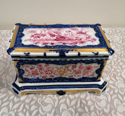 Porcelain Trinket Box, 1950s-OEC-547533