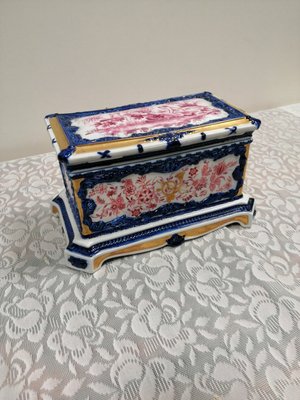 Porcelain Trinket Box, 1950s-OEC-547533