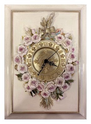 Porcelain Wall Clock by Giulio Tucci-VHF-1822721