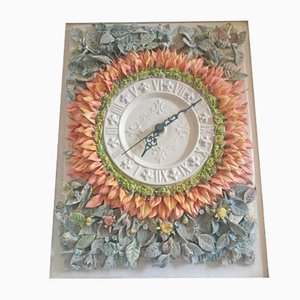 Porcelain Wall Clock by Giulio Tucci-VHF-1057147