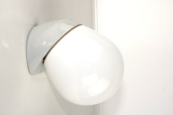 Porcelain Wall Lamp from Wagenfeld, 1950s-ZWH-1356715