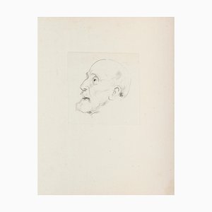 Portrait d'un Homme - Pencil Drawing on Paper - Beginning of 20th Century Early 20th Century-ZCI-755245