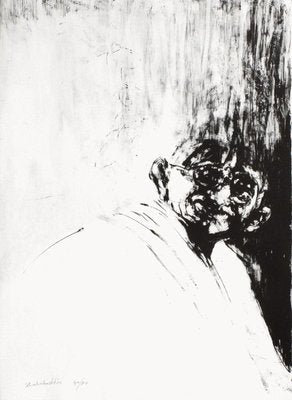 Portrait de Gandhi by Ahmed Shahabuddin-FMZ-892268