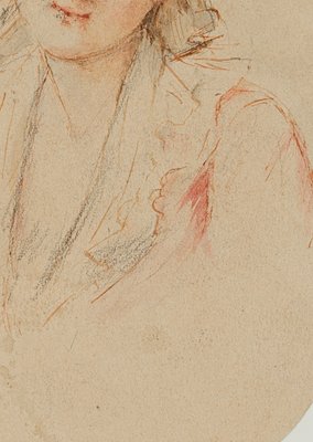 Portrait of a Lady with a Bonnet, 1820, Graphite on Paper-OJR-1273272