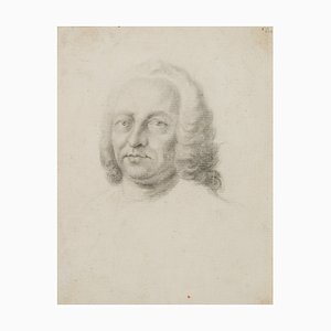 Portrait of a Man with Curls, 1800, Pencil-OJR-1273262