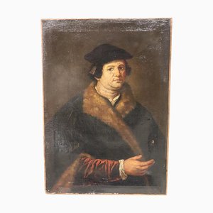 Portrait of Gentleman in Fur, 17th Century, Oil on Canvas-DCO-1408248