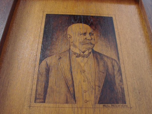 Portrait of Graf Zeppelin, 1940s, Oak Wood, Framed-XHP-1241341