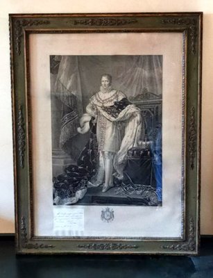 Portrait of Joseph Napoleon, Etching, Framed-QRS-1098024