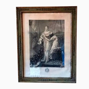 Portrait of Joseph Napoleon, Etching, Framed-QRS-1098024