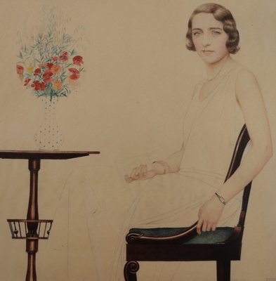 Portrait of Miss Lise Brissaud, Bernard Boutet De Monvel, 1928-YXM-1017329