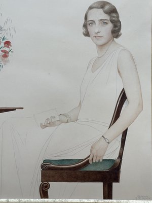 Portrait of Miss Lise Brissaud, Bernard Boutet De Monvel, 1928-YXM-1017329