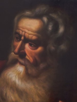 Portrait of Philosopher, Neapolitan School, 2008, Oil on Canvas, Framed-YUW-1314632