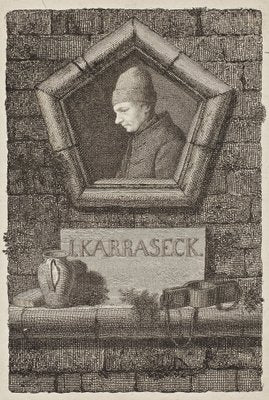 Portrait of the Rüuber Johann Karraseck, 1803, Etching-OJR-1273264