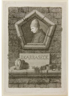 Portrait of the Rüuber Johann Karraseck, 1803, Etching-OJR-1273264