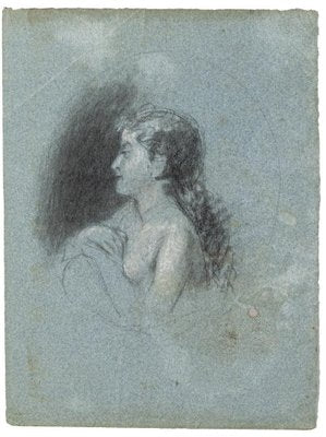 Portrait, Pencil and Pastel, Early 20th Century-ZCI-803030