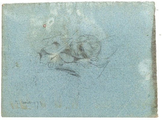 Portrait, Pencil and Pastel, Early 20th Century-ZCI-803030