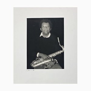 Portrait Photo of Anthony Braxton by Rolf Hans, France, 1989-QFT-902326