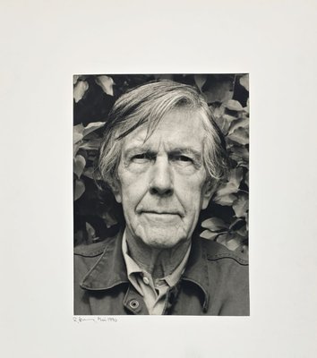 Portrait Photo of John Cage by Rolf Hans, 1990-QFT-902300