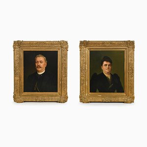 Portraits of Family Picon, Francesc Parera, Set of 2-NQ-946356