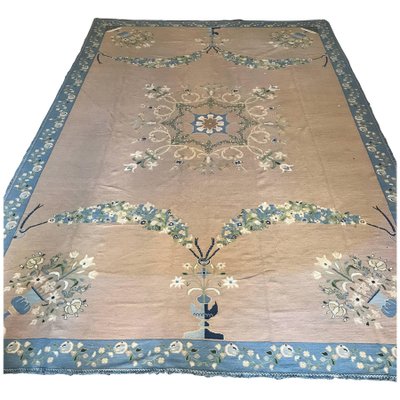 Portuguese Needlepoint Rug from Arraiolos Factory, 1920s-MBH-1032159