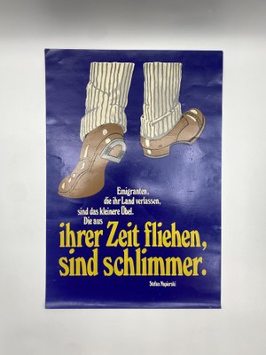 Poster Design / Collage with a Quote by Stefan Napierski, Germany, 1920s-CZ-1822885