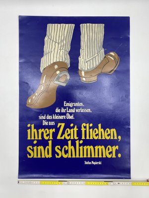 Poster Design / Collage with a Quote by Stefan Napierski, Germany, 1920s-CZ-1822885