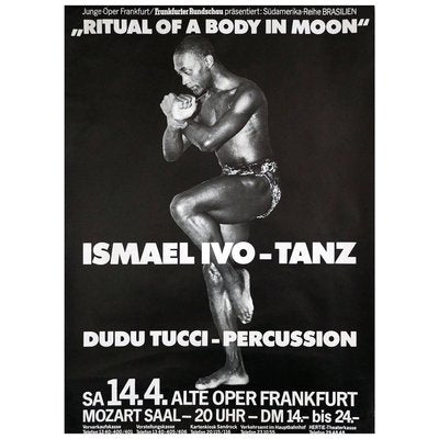 Poster Ismael Ivo, Ritual of a Body in Moon, 1980s-DEK-932522