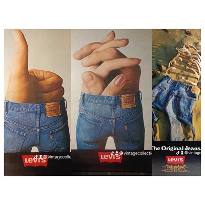 Poster Levis by Young & Rubicam, 1976, Set of 3-SIH-2016836