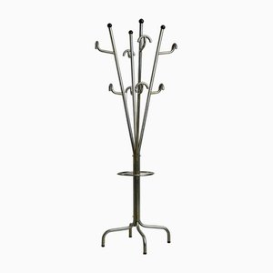 Postmodern 4-Arm Coat Rack with Umbrella Holder and Black Vinyl Spheres, 1980s-UVT-1820833