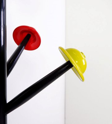 Postmodern Albero dei Cappelli Coat Stand by Ugo Nespolo for Origlia, 1978-JG-1797159