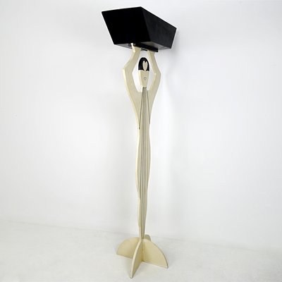 Postmodern Art Deco Style Plant Stand in the Shape of an Elegant Lady-RY-716486