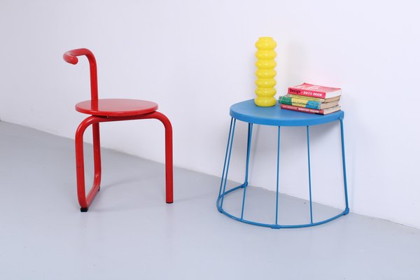 Postmodern Blue Side Table Tranaro from Ikea, 1990s-XT-2041395