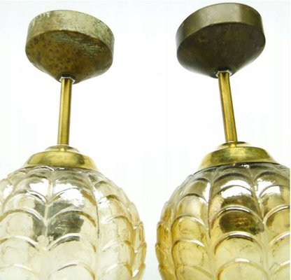 Postmodern Ceilling Lamps, Poland, 1950s, Set of 2-BKO-1424828