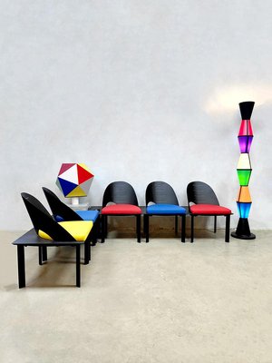 Postmodern Chairs by Patrice Bonneau for Genexco, 1980s-BW-1371097