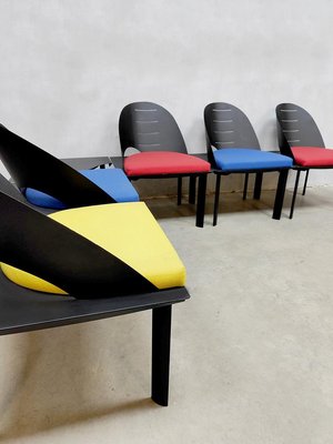 Postmodern Chairs by Patrice Bonneau for Genexco, 1980s-BW-1371097