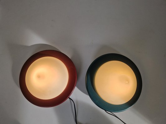 Postmodern Cone Shaped Ceiling Lamps, 1980s, Set of 2-DGW-2033706