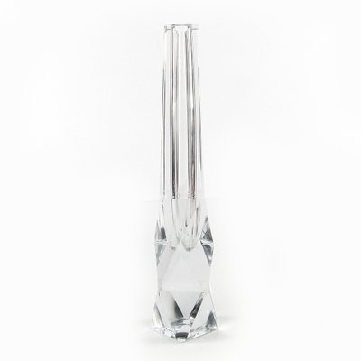 Postmodern Crystal Vase attributed to for Zelezny Brod Glassworks, Former Czechoslovakia, 1950s-BKO-1824373