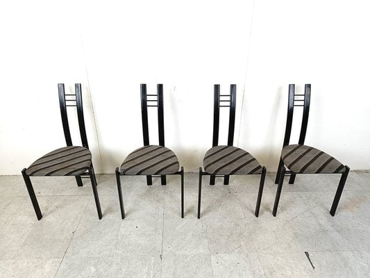 Postmodern Dining Chairs, 1980s, Set of 4-IRH-1788429