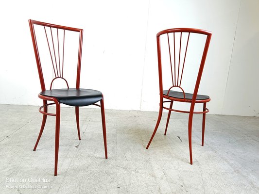 Postmodern Dining Chairs, 1980s, Set of 4-IRH-1735562