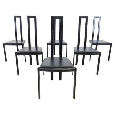 Postmodern Dining Chairs, 1980s, Set of 6-IRH-1209859