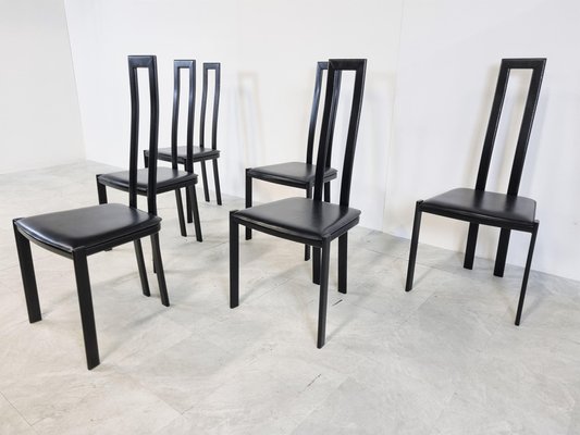 Postmodern Dining Chairs, 1980s, Set of 6-IRH-1209859