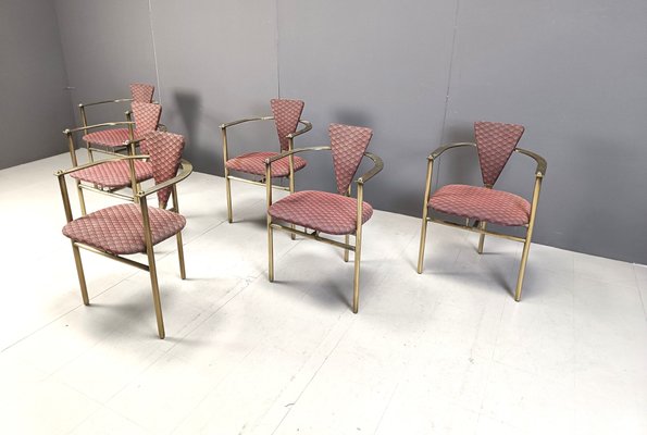 Postmodern Dining Chairs from Belgo Chrom / Dewulf Selection, 1980s, Set of 6-IRH-2032235