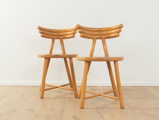 Postmodern Dining Chairs from EKA Wohnmöbel, 1960s, Set of 2-GPP-1796970