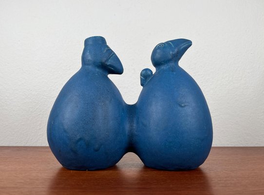 Postmodern Dutch Studio Pottery Sculptural Vase with Bird Design from Agu Reuver, Holland, 1996-UAH-2024496