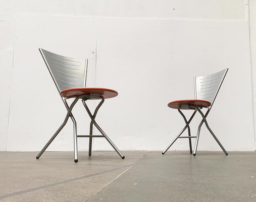 Postmodern Folding Chairs by Rutger Andersson, Set of 2-UAH-1015717