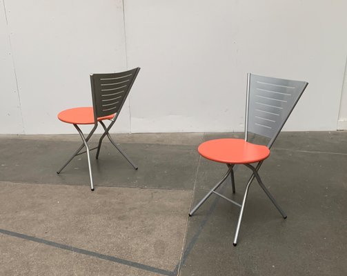 Postmodern Folding Chairs by Rutger Andersson, Set of 2-UAH-1015717