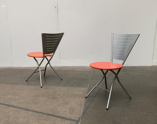 Postmodern Folding Chairs by Rutger Andersson, Set of 2-UAH-1015717