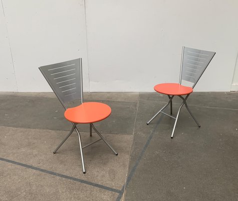 Postmodern Folding Chairs by Rutger Andersson, Set of 2-UAH-1015717