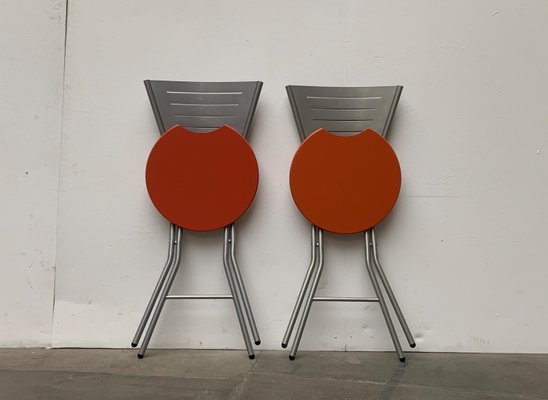 Postmodern Folding Chairs by Rutger Andersson, Set of 2-UAH-1015717